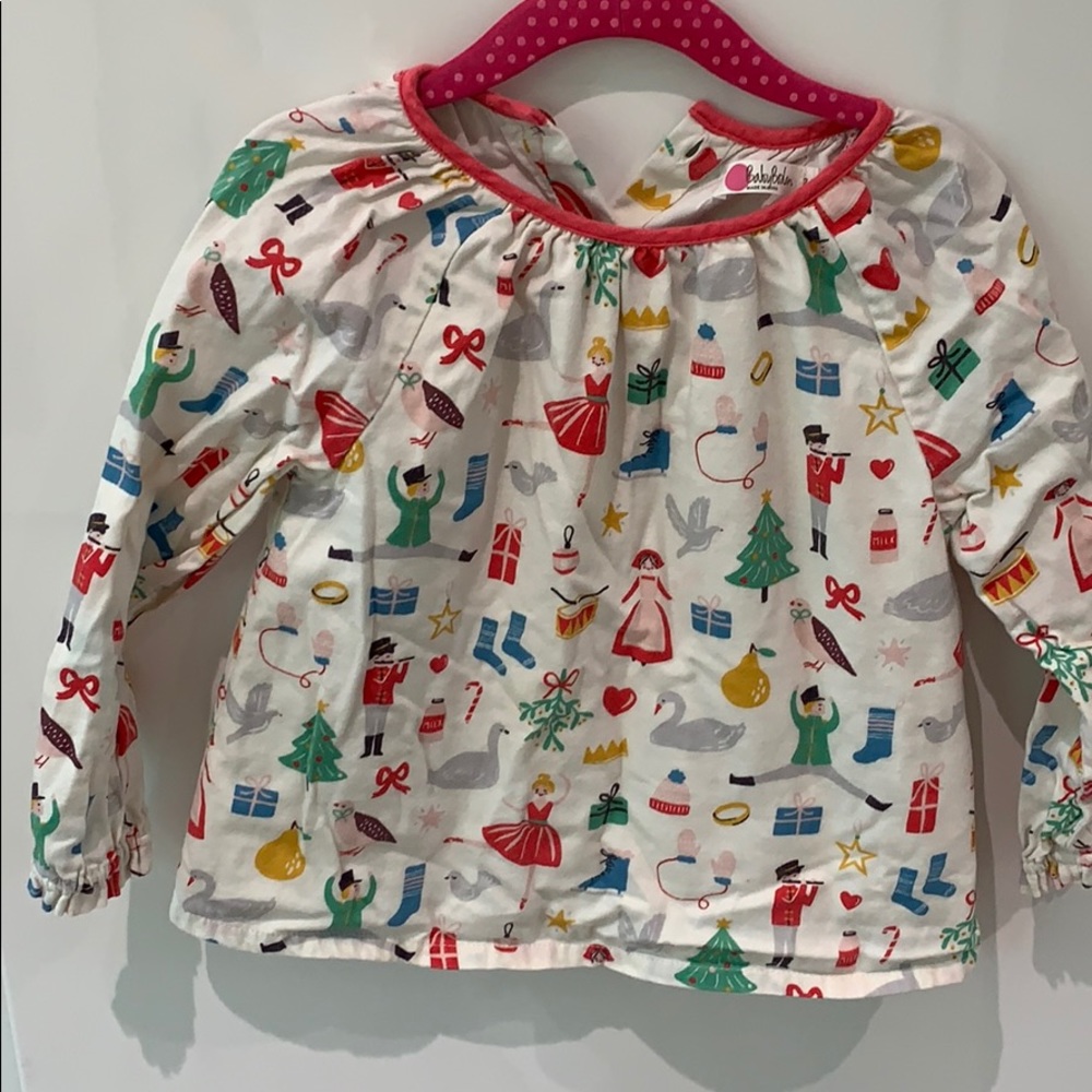 Baby Boden holiday nutcracker blouse